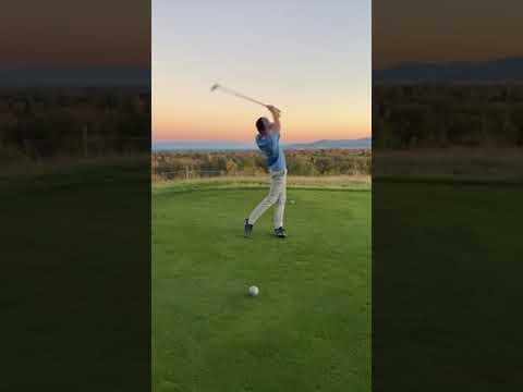 Video of 3 wood on course