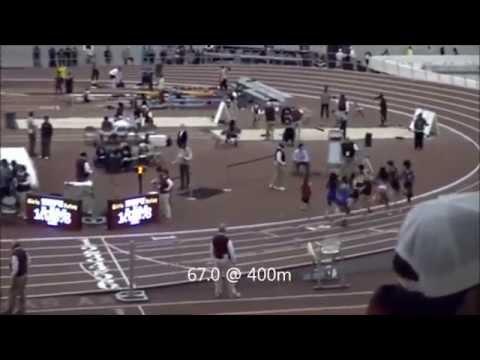 Video of Colleen runs 1st leg in meet record setting 4x800MR at 2015 TAMU HS Indoor Classic