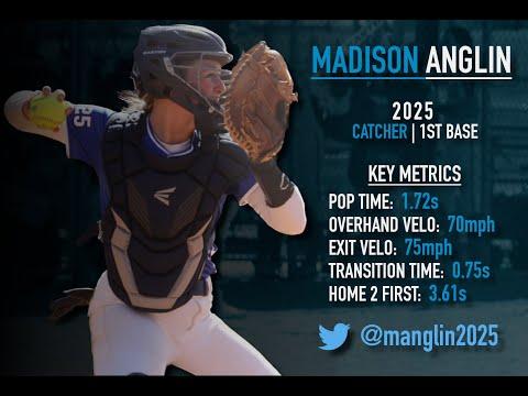Video of Madison Anglin 2025 Catcher