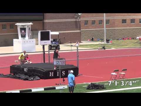 Video of Brendon Rivera- USATF- Jr. Olympics2014 Champion 2.15m 