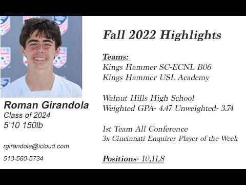 Video of Roman Girandola Fall 2022 Highlights