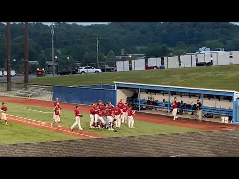 Video of Final Pitch and team celebration after pitching a 1 hitter vs. Lancaster Post 11