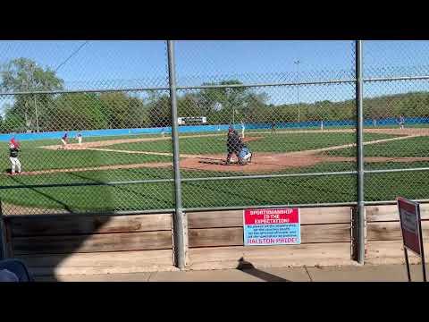 Video of Double hit over left field- sophomore high school season