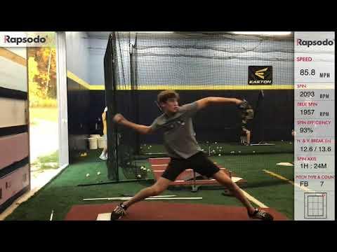 Video of Pitching video - October 2020 - 85.8MPH