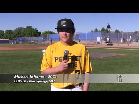 Video of Michael Infranca, 2018 Perfect Game Rocky Mountain Showcase