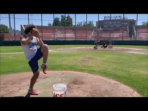 Video of Colby Evans Bullpen with Teammates