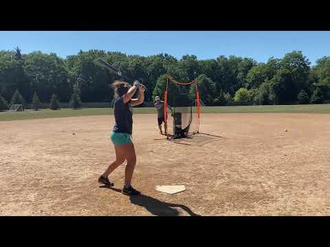 Video of Front Toss and Hitting Velo