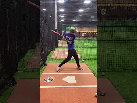 Video of Dawson batting cage Dec. 2023