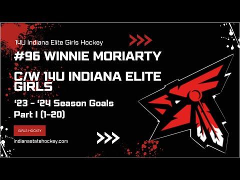 Video of #96 Winnie Moriarty - 2023/24 season goals Part I (1-20)