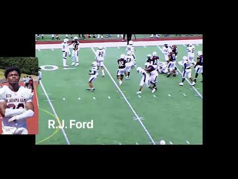 Video of Rj Ford 💯Alabama A&M 2023 spring 🏈 game 