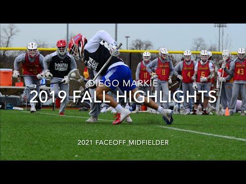 Video of Diego Markie (21') 2019 Fall Highlights