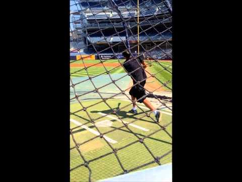 Video of Hitting a homerun at Yankee Stadium