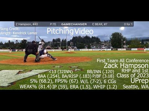 Video of Zack Hampson Pitching Video