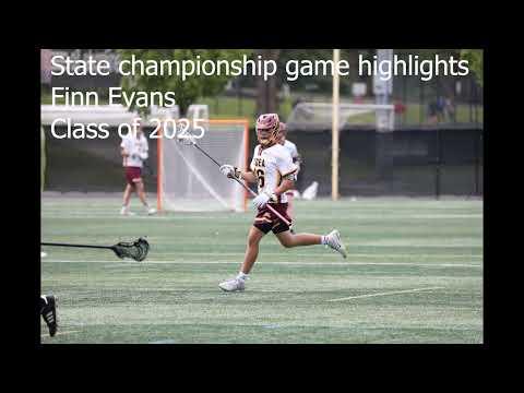 Video of Finn Evans State Championship game highlights