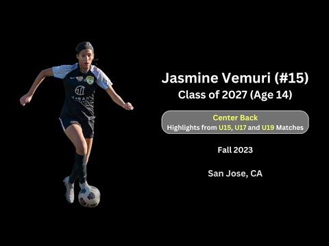 Video of Jasmine Vemuri - Fall 2023 (9th Grade)