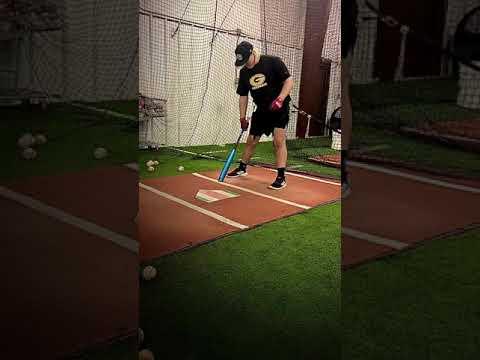 Video of Evan Avery cage hitting - 2