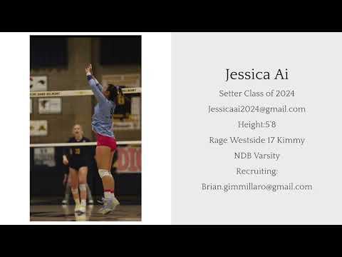 Video of Jessica Ai 24' #9 School Highlight (NDB)