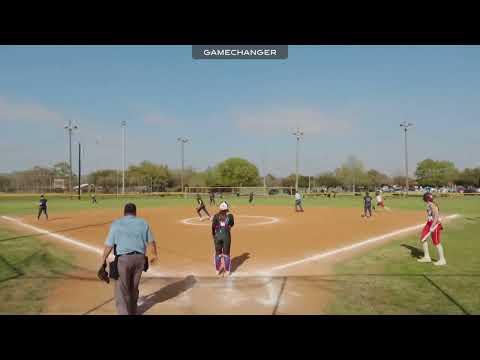 Video of Madeline Richey 2027 Varsity #11, some doubles March 2024