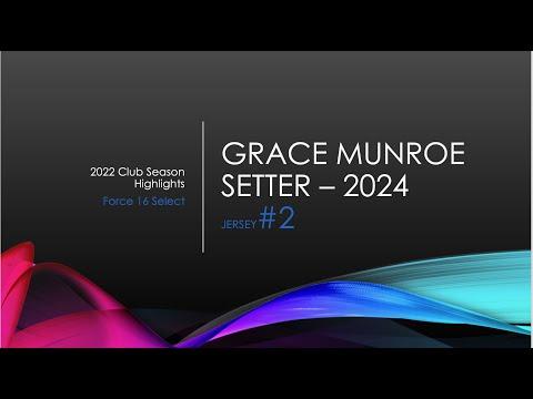 Video of Grace Munroe_2022 Club Volleyball Highlight Video