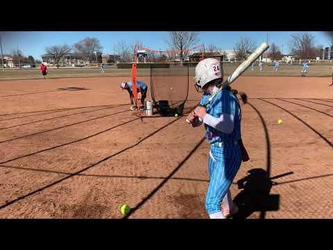 Video of Olivia Brown 2026 Wasatch Fastpitch Hitting 