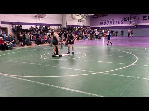 Video of Tristan Jarvie 4 FEB 23 Class C Championships 1st period pin over Little Falls
