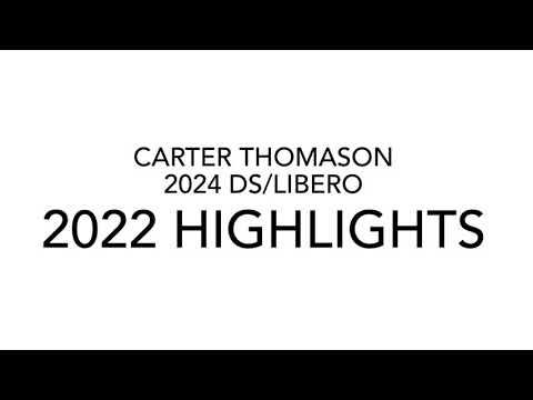 Video of Carter Thomason #24 - Club Highlights 2022