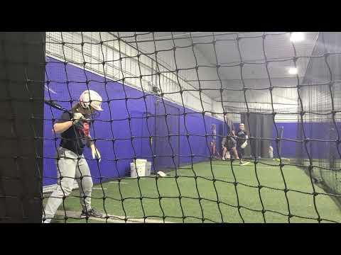 Video of Gracie Adamson Pitching Live BP
