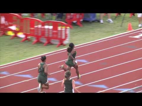 Video of District Championship Girls 100 meter dash