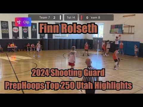 Video of Finn Rolseth PrepHoops Top 250 Expo Highlights