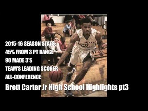 Video of Brett Carter Jr High School Basketball Highlights pt3 2015-16  
