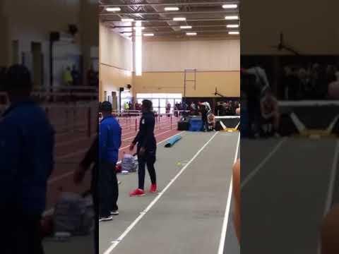 Video of 2018 Auburn Indoor Invitational - 60m High Hurdles - 1st Place