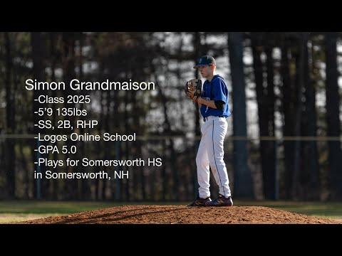Video of Simon Grandmaison Class '25