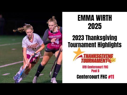 Video of Emma Wirth 2025 - 2023 Thanksgiving Tournament