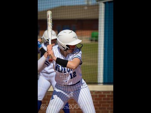 Video of Softball Clip 3: Double against Bland