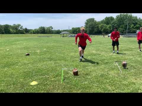 Video of National Kicking Rankings Camp Iowa 2020
