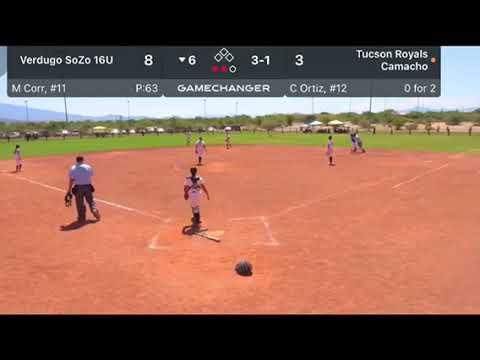 Video of Cheyanne Ortiz Hitting and Fielding 