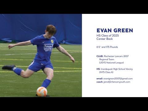 Video of 2025 Center Back Evan Green Winter Highlights 22/23