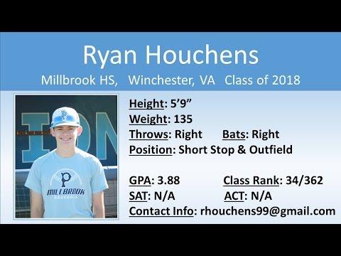 Video of Ryan Houchens - Class of 2018 - College Recruiting Video Shortstop/Outfield