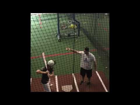 Video of Blake Jones 2021 with Coach Tim Gibbons 2018 data cage