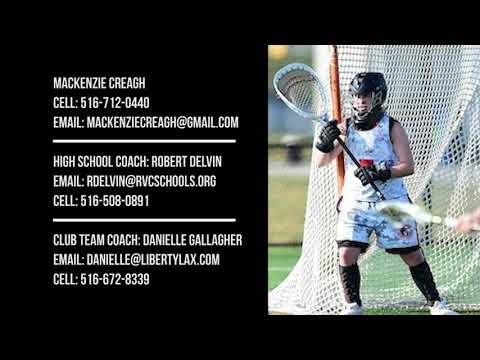 Video of Mackenzie Creagh 2022 Goalie 