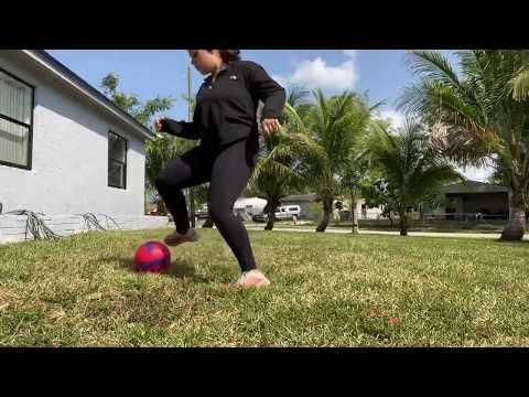 Video of Julissa's Soccer skills (dribble, juggle, pass)