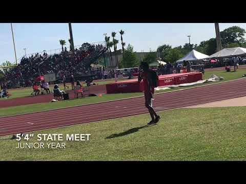 Video of High jump state champion
