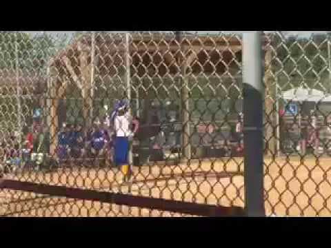 Video of Line drive single to right
