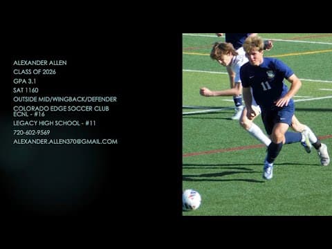 Video of Fall 2025 Season Highlights OB/Mid Video 2