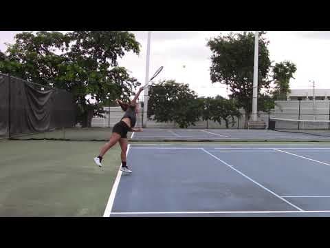 Video of Jean Arlette Legrand Tennis Video for College