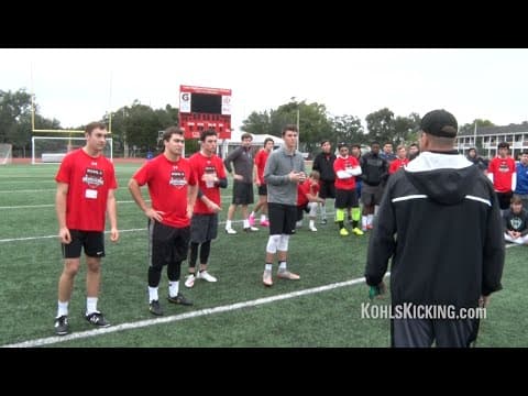 Video of Kohl Punt Competition