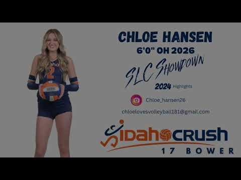 Video of Chloe Hansen SLC Showdown 2024 Highlights