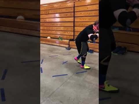 Video of Shot Put- Practice best, 41-42ft- 4/2/19
