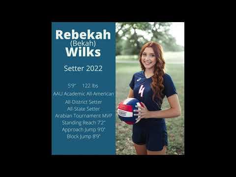 Video of Rebekah Wilks 2022 Setter- State Championship