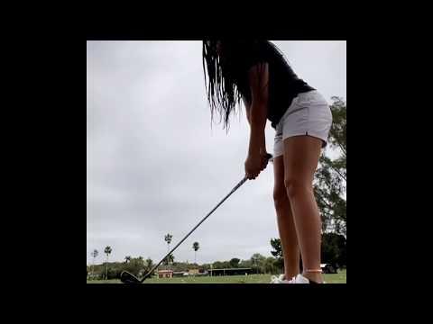 Video of Golf swing from back view